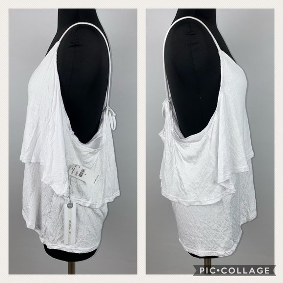 O'Neill XL Jupiter Cold Off Shoulder Tank Top - Picture 4 of 12